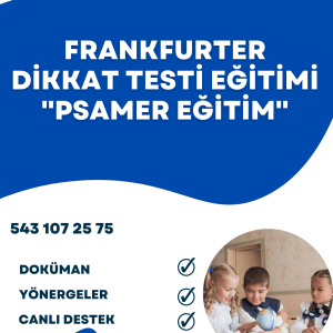 Frankfurter Dikkat Testi Eğitimi
